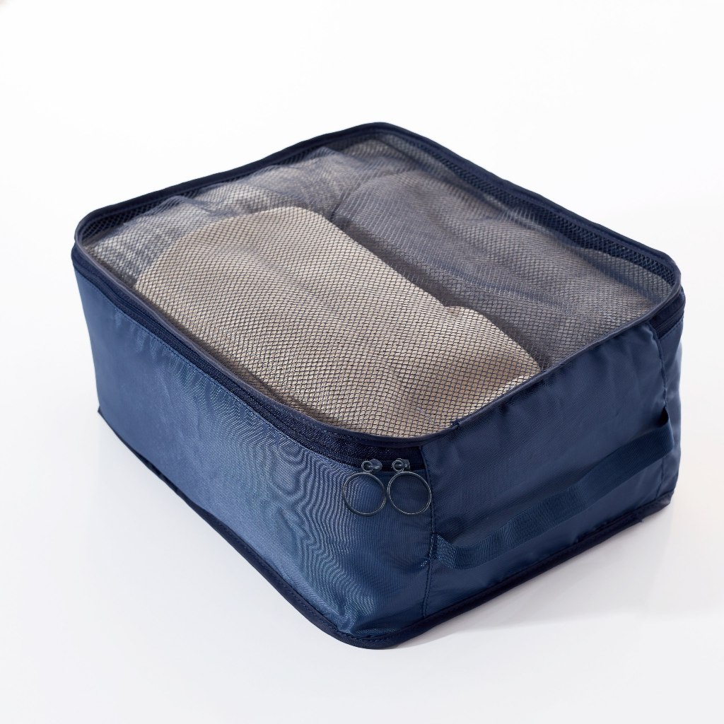 Ảnh Túi phân loại hành lý MIAvn The Travel Star Foldable Travel Set 3in1 M Navy Du Lịch Tiện Lợi 2