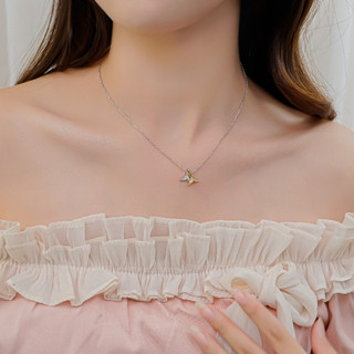 Dây chuyền bạc nữ LAMY Mermaid Tail Necklace Gold 6421
