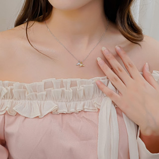 Dây chuyền bạc nữ LAMY Mermaid Tail Necklace Gold 6421