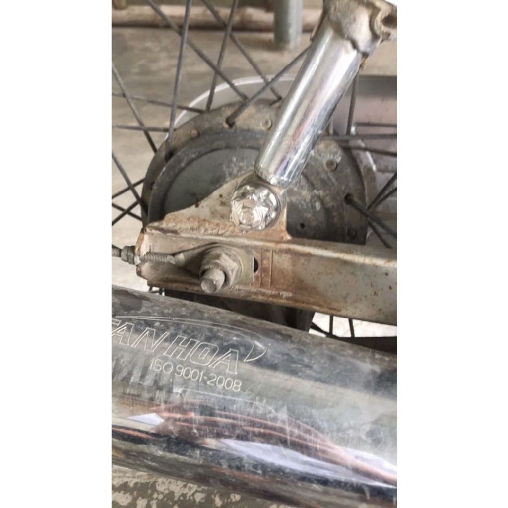 Tán Salaya Inox 304 Bít đầu G3 gắn xe máy 10li và 12li