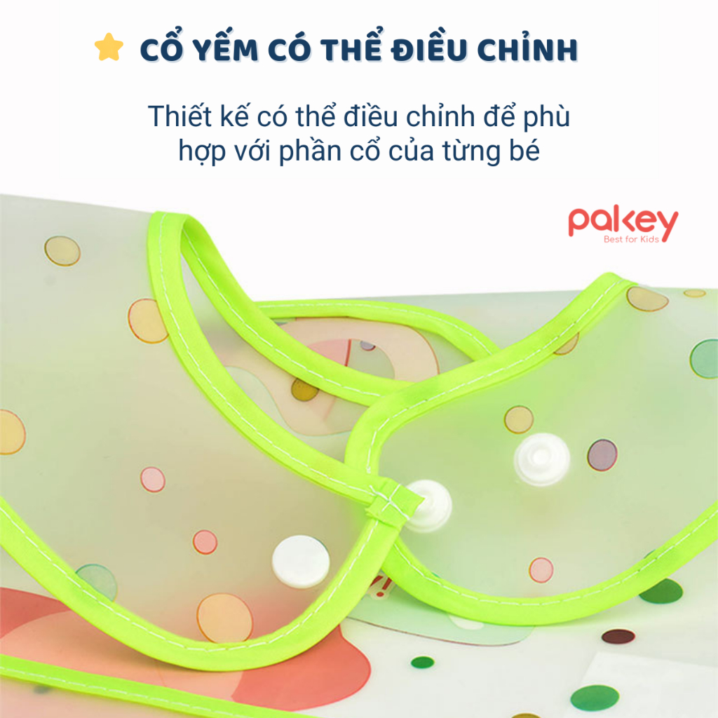 Yếm Ăn Dặm Xinh Xắn Cho Bé, Yếm Ăn Dặm Chất Liệu Mềm Nhẹ An Toàn Chống Thấm Nước Dễ Dàng Vệ Sinh