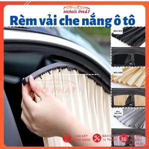 Bộ 4 Rèm Che Nắng Xe Ô Tô Chất Liệu Vải Cao Cấp, Gắn Hút Nam Châm Thông Minh - Hưng Phát Auto