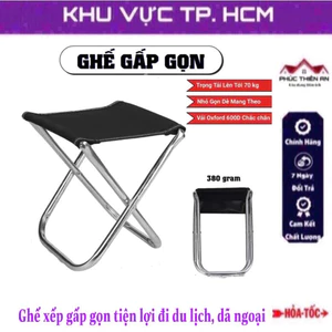 Ghế xếp gấp gọn tiện lợi đi du lịch, ghế picnic câu cá, dã ngoại, dùng cho gia đình - tiện dụng, đa năng