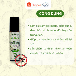 Lăn Muỗi Đốt Thái An Làm Dịu Da Cho Bé - 10ml