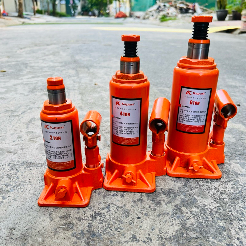 Kích, Con đội thủy lực 2, 4, 6, 8, 10, 12, 16, 20, 32 tấn Kapusi