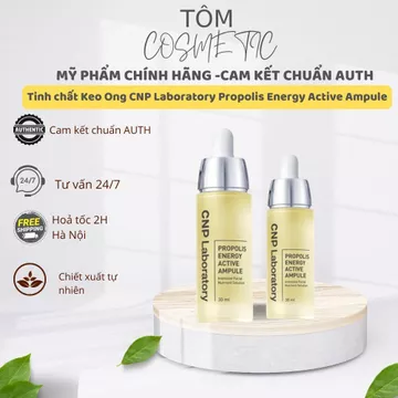 Tinh chất Keo Ong CNP Laboratory Propolis Energy Active Ampule | Serum Keo Ong phục hồi, dưỡng ẩm, sáng da khoẻ mạnh