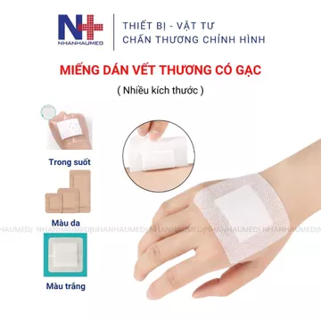 Miếng Dán Vết Thương Có Gạc Vô Trùng, Miếng Dán Vết Mổ Sau Sinh, Băng Gạc Vô Trùng Chống Thấm Nước