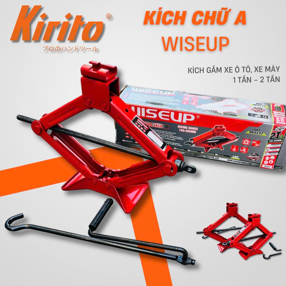 Kích Chữ A Tải Trọng 1 Tấn và 2 Tấn Wiseup giải pháp tối ưu cho các công việc nâng hạ