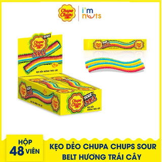 Kẹo dẻo hương trái cây Chupa Chups Sour Belt (48 thanh&60 thanh)