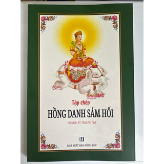 Sách - Tập Chép Hồng Danh Sám Hối ( In chữ mờ, bìa mềm) ( Tặng kèm bút và 5 ruột bút)