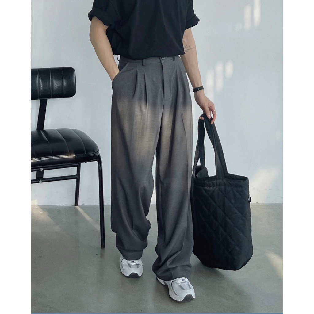 Quần Ống Rộng Xếp Ly Cạp Mix Nửa Chun RT CLASSY Phong Cách Hàn Quốc Trẻ Trung