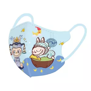 Set 10c Khẩu Trang trẻ em,Khẩu trang thời trang Hình LABUBU mẫu mới nhất 2025cho bé 3-12T