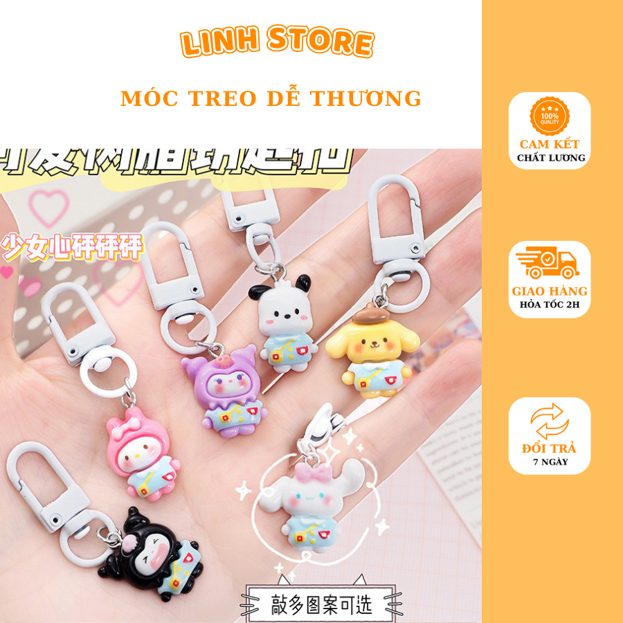móc hoạt hình giao ngẫu nhiên