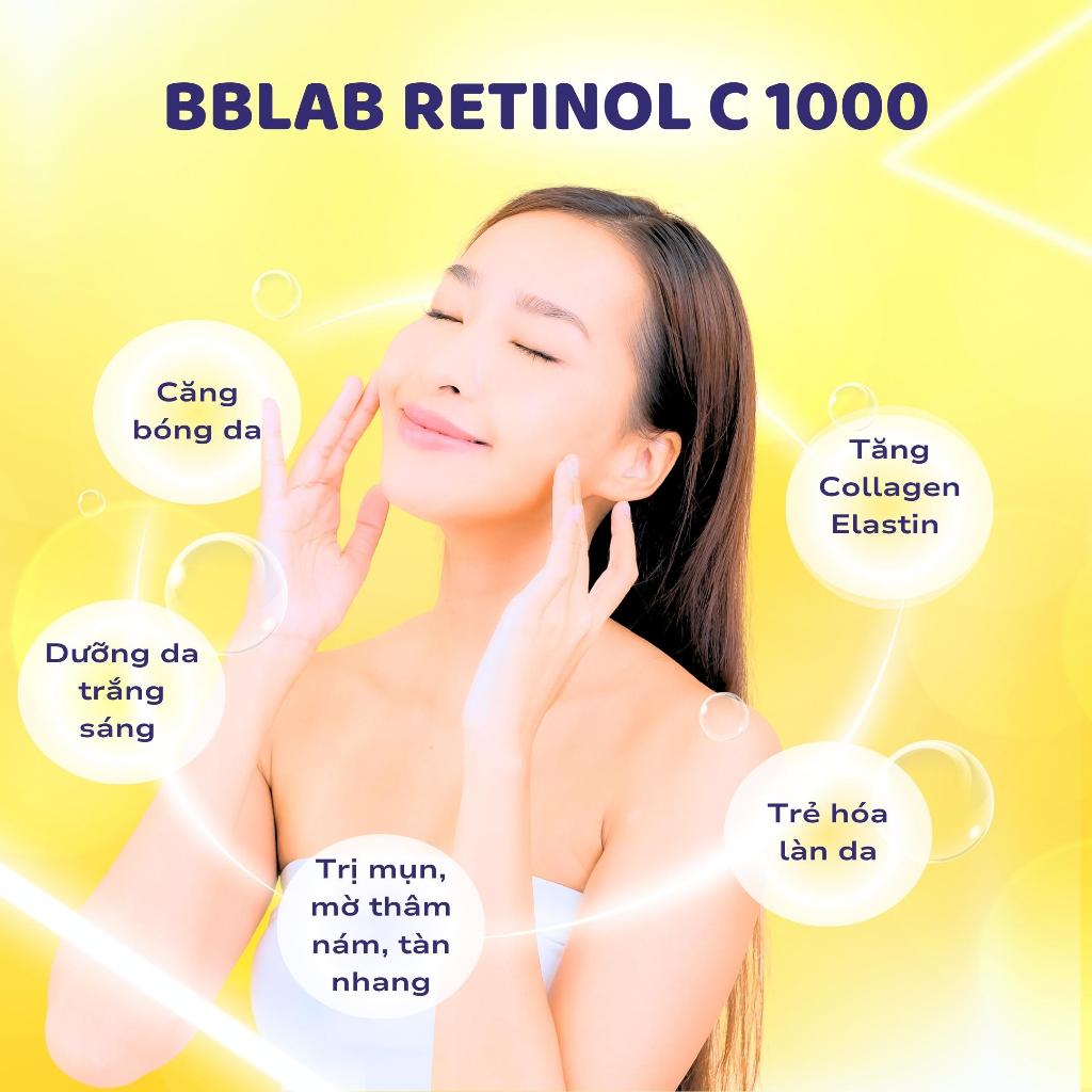 Ảnh Bột BB LAB Retinol C 1000 - Trẻ Hóa Da, Tăng Collagen, Mờ Thâm, Giảm Mụn, Se Khít Lỗ Chân Lông (30 Gói/Hộp) 4