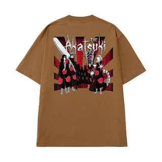 Áo Thun Anime Naruto Team Akatsuki NGỐ TEE, Áo Thun Tay Lỡ Chất Vải Cotton 100 Mềm Mìn Trẻ Trung