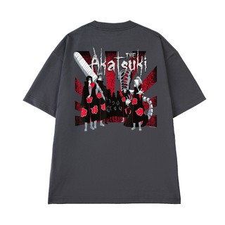 Áo Thun Anime Naruto Team Akatsuki NGỐ TEE, Áo Thun Tay Lỡ Chất Vải Cotton 100 Mềm Mìn Trẻ Trung
