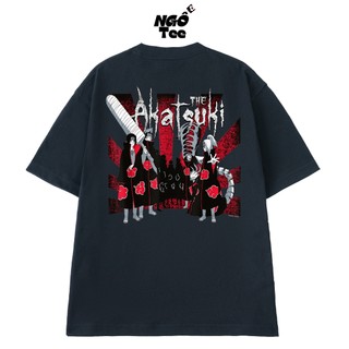 Áo Thun Anime Naruto Team Akatsuki NGỐ TEE, Áo Thun Tay Lỡ Chất Vải Cotton 100 Mềm Mìn Trẻ Trung