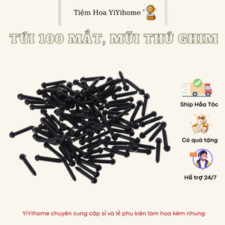 Phụ Kiện Mắt Mũi Ghim, Kính Cho Thú Bông Xù DIY Handmade YiYihome