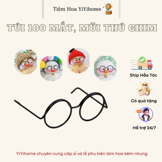 Phụ Kiện Mắt Mũi Ghim, Kính Cho Thú Bông Xù DIY Handmade YiYihome