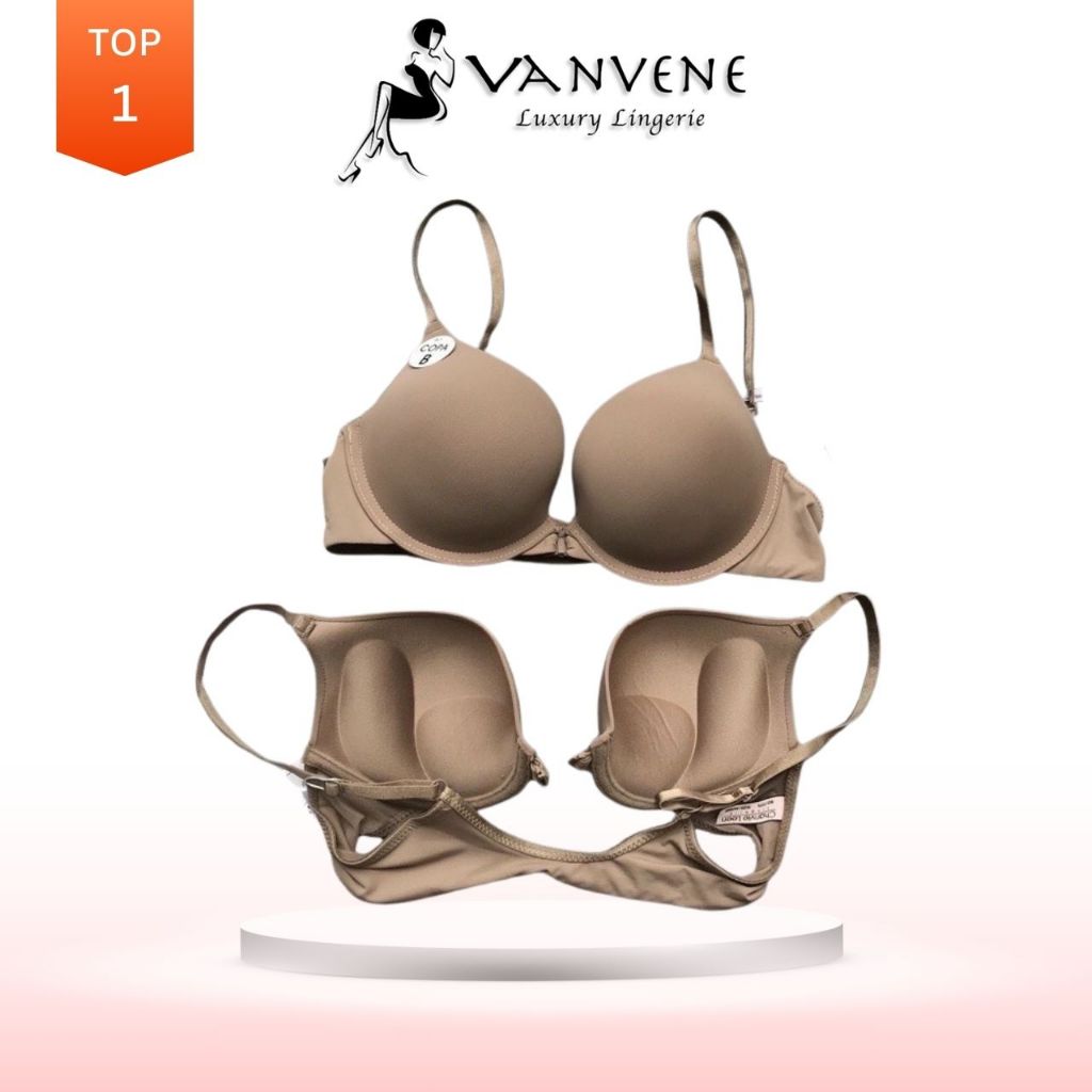Áo ngực cài trước Vanvene AL603 áo lót nữ cao cấp su đúc nâng ngực, áo bra nữ có gọng đệm 2.5cm.