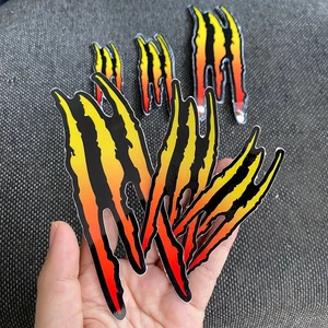 Vết cào xước MÀU VÀNG ĐỎ, hình dán trang trí xe máy, xe ôtô, nón, điện thoại... Decal chống nước