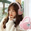 Bịt chụp tai giữ ấm len bông nhung họa tiết trái cây AAA iLita phụ kiện thời trang mùa đông dễ thương cho nữ