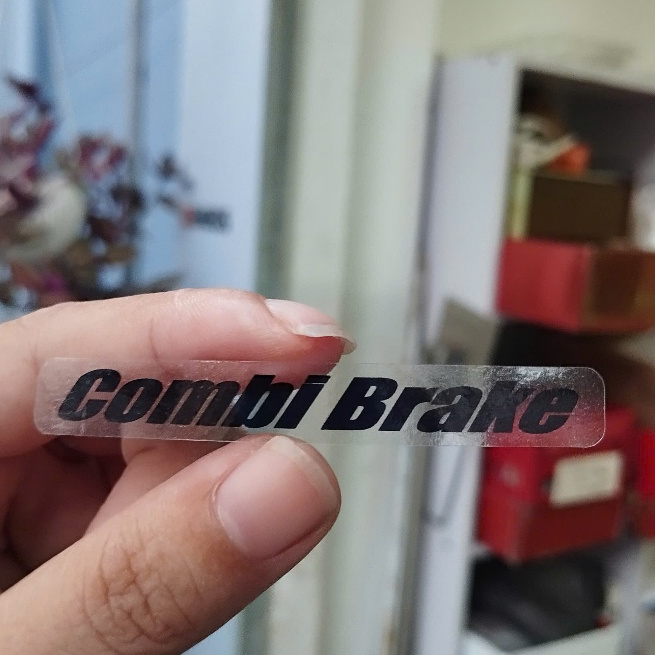 [Cặp] tem Combi Brake. Dán dè trước dòng xe Honda tay ga. Tem hệ thống phanh kết nối