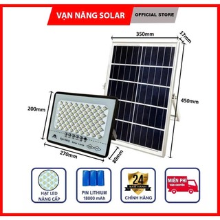 Đèn năng lượng mặt trời chống lóa Vạn Năng Solar 50w,100w,200w,300w