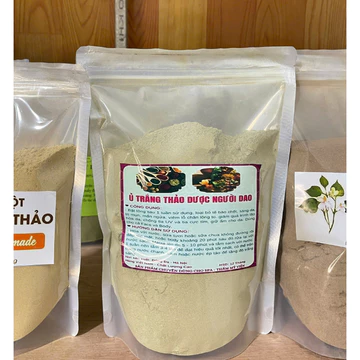 1Kg Bột tắm thảo dược người dao - Mặt nạ đắp mặt và dưỡng trắng toàn thân, giúp da trắng mịn màn