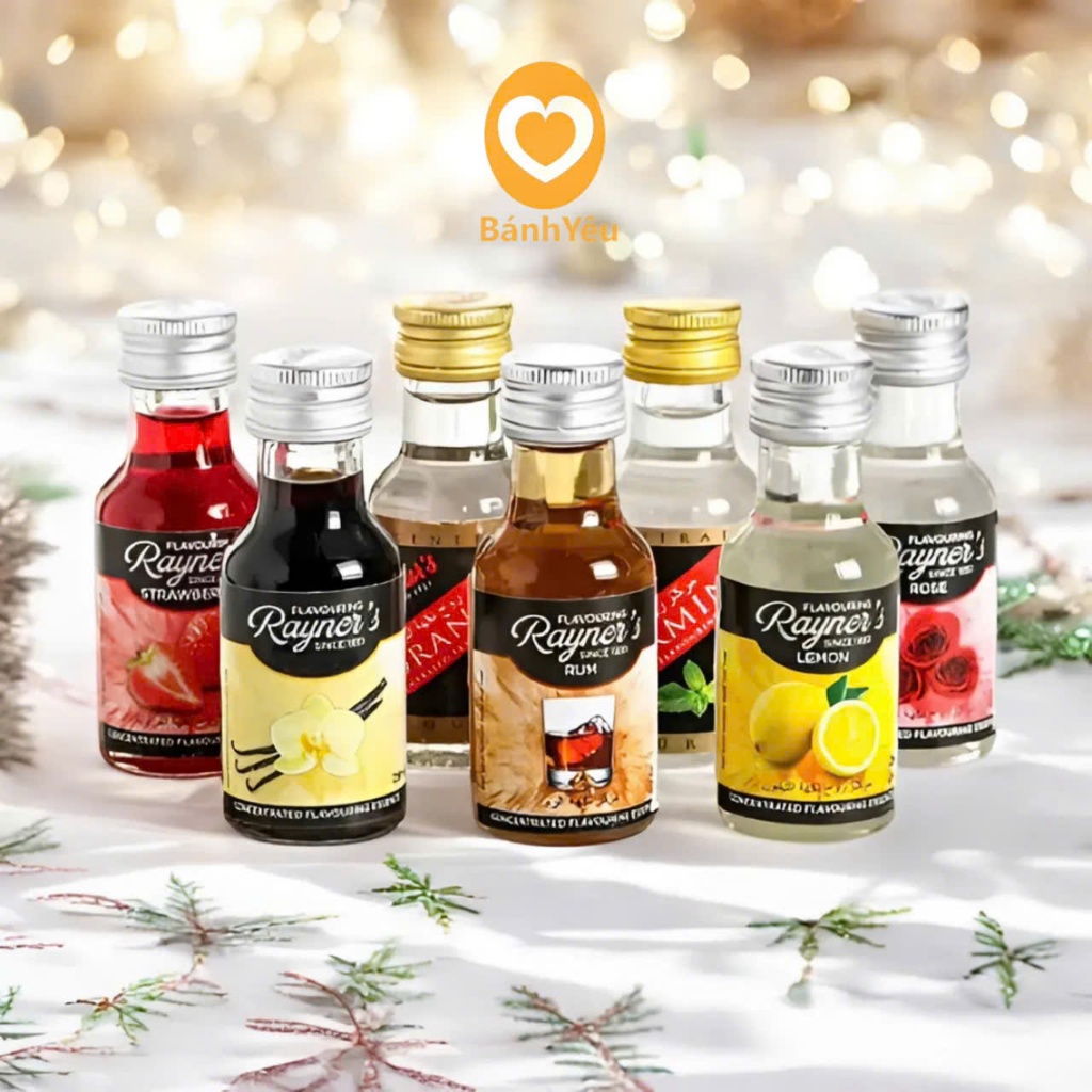 Tinh chất hương vanilla Rayners (cam, chanh, đào, rum, vani) Tự Chọn tạo mùi hương cho bánh,các món ăn(PLTC)