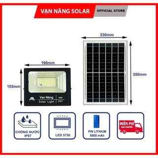 Đèn năng lượng mặt trời Vạn Năng Solar 25W