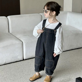 Yếm jean cho bé Batala kids, YẾM BÍ trẻ em dáng bầu 2024 cho bé trai bé gái phom rộng cho bé từ 10-25kg YEMBI