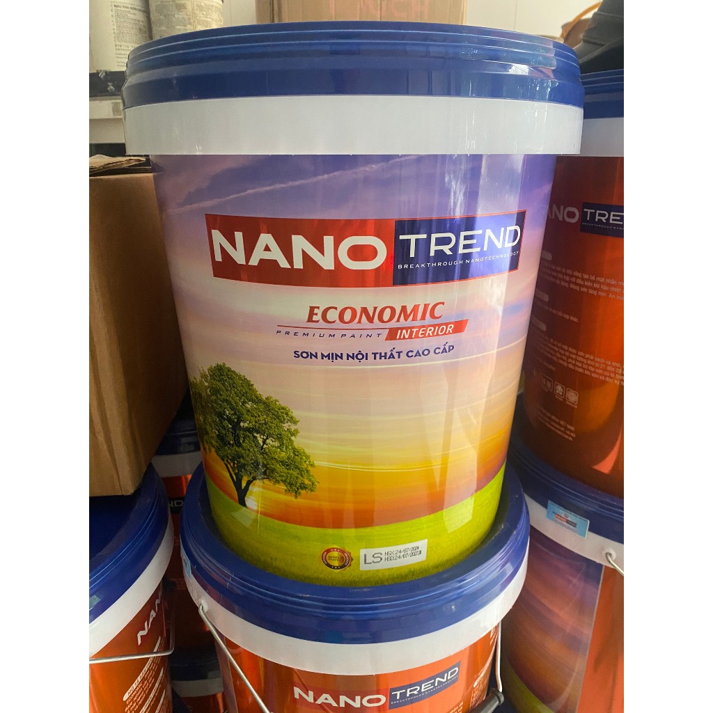 Thùng Sơn tường nội thất 18L NANO TREND chính hãng | Shopee Việt Nam