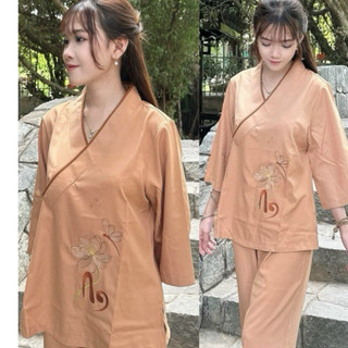 Nhật An Kate Lụa  # Quần Áo Đi Chùa
