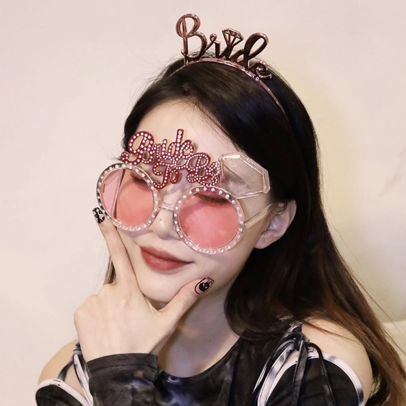 Kính mắt bride,groom cho tiệc độc thân cô dâu chú rể | Shopee Việt Nam