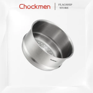 Khay Hấp KINSGEM by Chockmen 16-18-20-24-28CM Inox 18/10 Siêu Dày Dặn Hấp Đồ Ăn Đồ Xôi Rau Củ Quả
