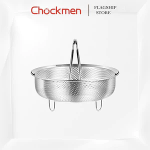 Rổ Hấp KINSGEM by Chockmen Inox Cực Dày Đa Năng Khay Hấp Cơm Tách Đường Khay Ráo Dầu Dùng Cho Nhà Bếp