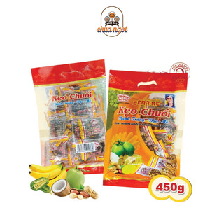 Kẹo Chuối Cuộn Bánh Tráng - Đậu Mè Thương Hiệu Bến Tre