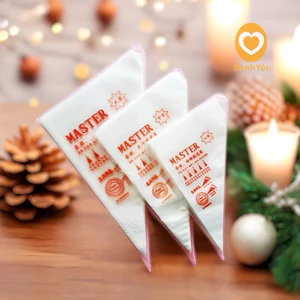⚡Siêu rẻ⚡ Túi nilong bắt kem, túi tam giác nilon - trang trí bánh kem - đủ các size