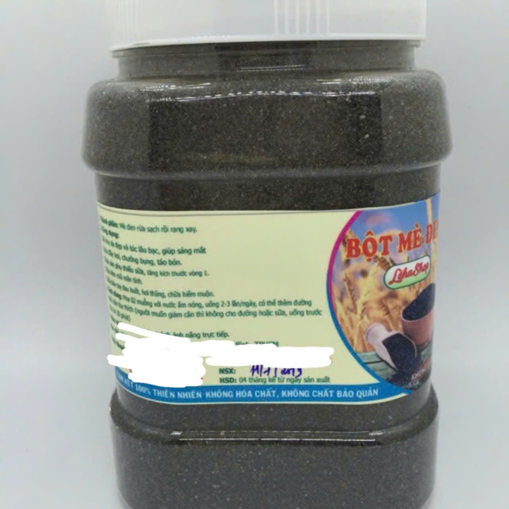 Bột mè đen nguyên chất 500gr nhà làm - KHÔNG ĐƯỜNG | Shopee Việt Nam