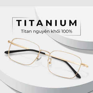 Gọng Kính Cận Titanium 𝐃𝐞𝐬𝐩𝐨𝐢𝐧𝐭𝐬 Chống Ánh Sáng Xanh. Gọng mắt kính Titan nguyên khối T60