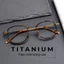 Gọng Kính Vintage 𝐃𝐞𝐬𝐩𝐨𝐢𝐧𝐭𝐬 Chất liệu hợp kim Titan cao cấp,thay được mọi loại tròng