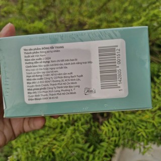 Bông tẩy trang hàng tặng u ni lever 40 miếng