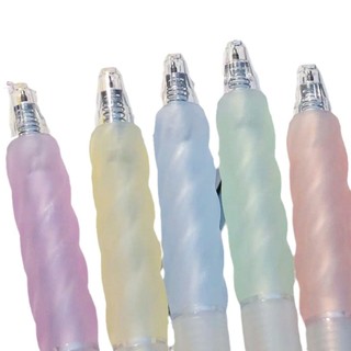 (1 Bút Tặng 2 Lõi) Bút Bi Gel Mực Màu Đen Ngòi 0.5mm Vỏ Màu Pastel Ngọt Ngào_Joy Office