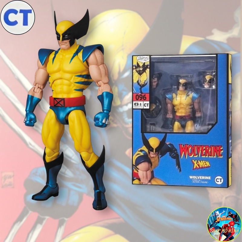 Có Sẵn) Mô Hình CT Wolverine Mafex 096 X-MEN Người Sói (COMIC Ver