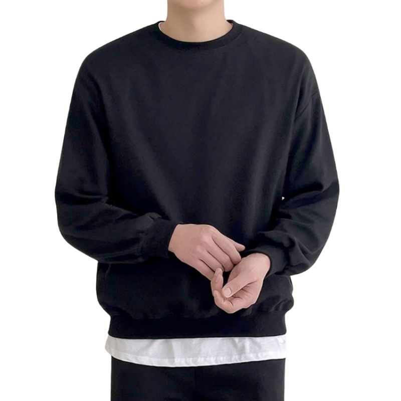Bigsize Áo Tay Dài Nam Nữ 40-120KG SWEATER Thun COTTON Mềm Co Giãn- MÃ 39