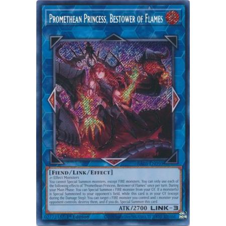 Rare Bossons Yu-Gi-Oh! Card - Prometheische Prinzessin, Verteilerin Der  Flammen - Ultra Rare German