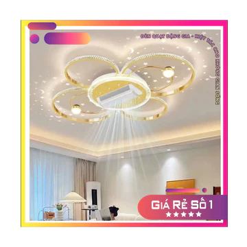 [ NHIỀU MẪU MỚI ] Đèn quạt ốp trần không cánh | Quạt đèn ốp sát trần xoay đảo 180 độ dành cho trần thấp - chung cư