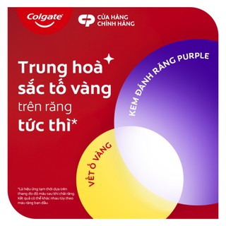 [HB Gift] Bộ 2 Kem Đánh Răng Colgate trắng răng Optic White Purple 100g
