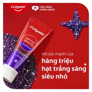[HB Gift] Bộ 2 Kem Đánh Răng Colgate trắng răng Optic White Purple 100g